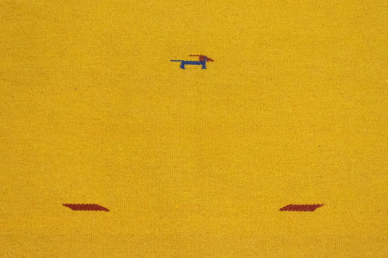 Alfombra Kelim - Tendencia - 180 x 120 cm - amarillo