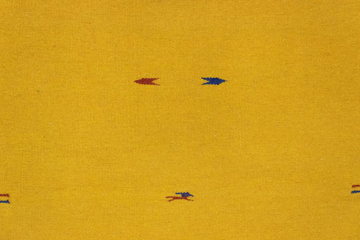 Alfombra Kelim - Tendencia - 180 x 120 cm - amarillo