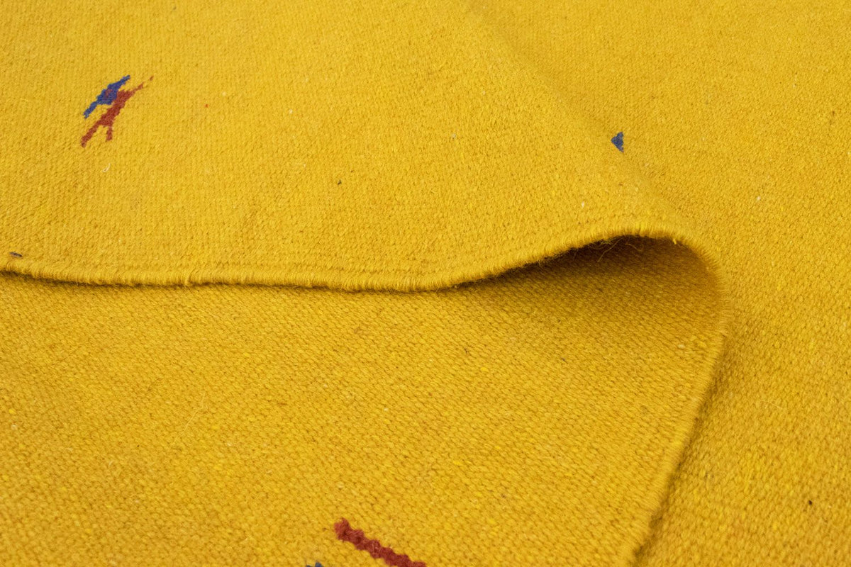Alfombra Kelim - Tendencia - 180 x 120 cm - amarillo