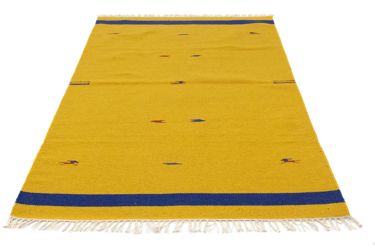 Alfombra Kelim - Tendencia - 180 x 120 cm - amarillo