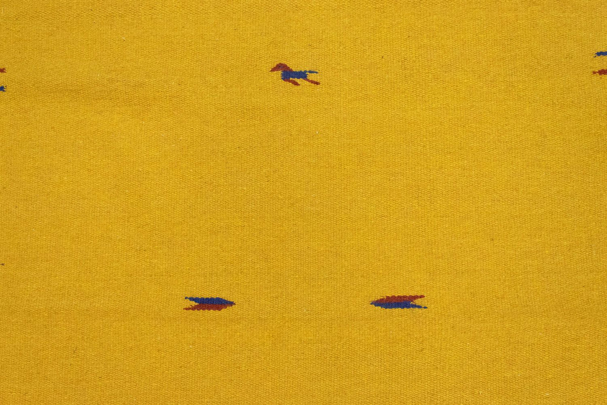 Alfombra Kelim - Tendencia - 180 x 120 cm - amarillo