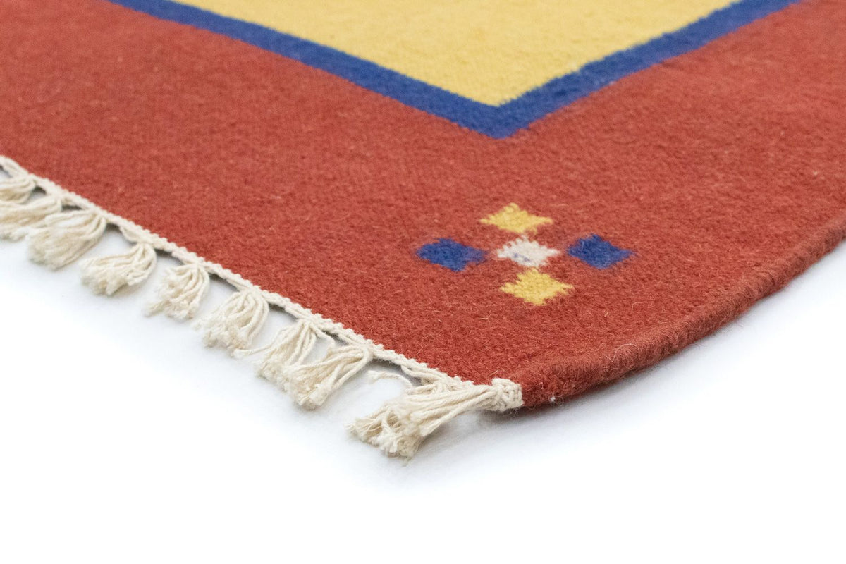 Alfombra Kelim - Tendencia - 200 x 140 cm - amarillo