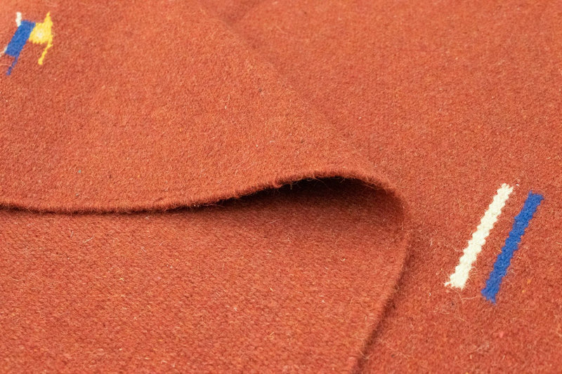 Alfombra Kelim - Tendencia - 180 x 120 cm - rojo