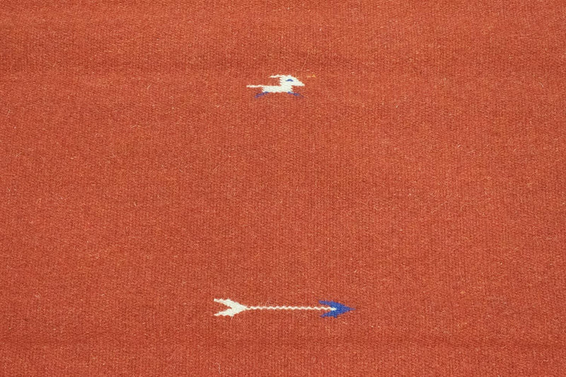 Alfombra Kelim - Tendencia - 180 x 120 cm - rojo