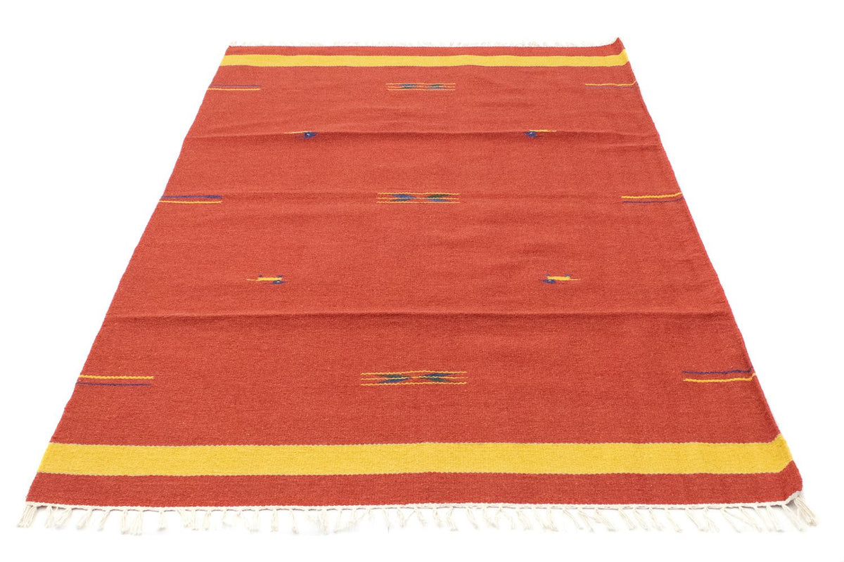 Alfombra Kelim - Tendencia - 180 x 120 cm - rojo