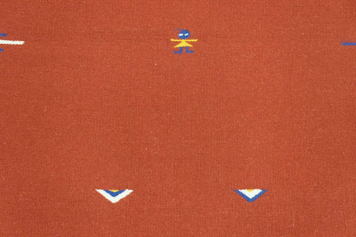 Alfombra Kelim - Tendencia - 180 x 120 cm - rojo