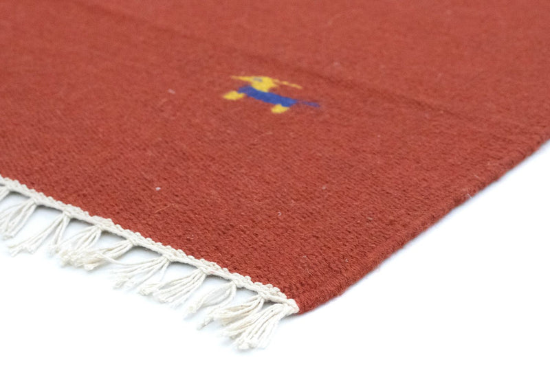 Alfombra Kelim - Tendencia - 180 x 120 cm - rojo