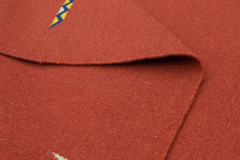 Alfombra Kelim - Tendencia - 180 x 120 cm - rojo
