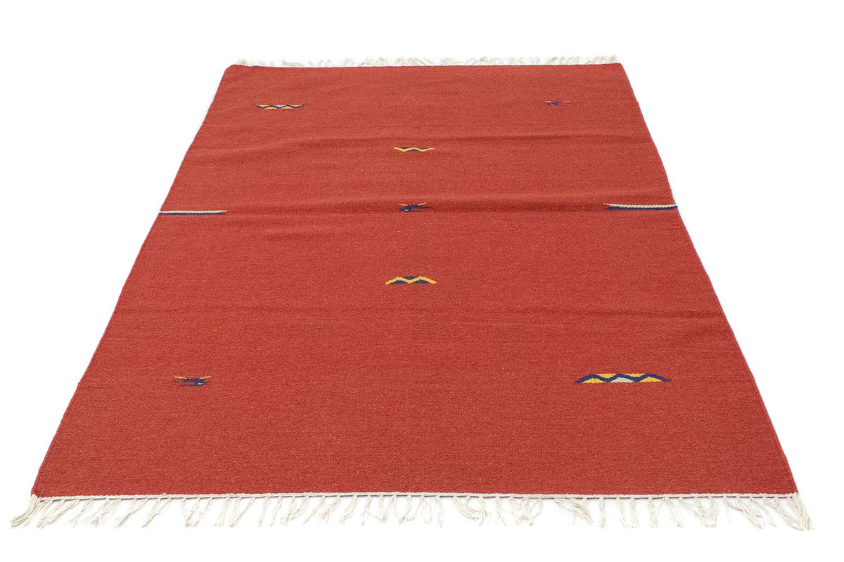 Alfombra Kelim - Tendencia - 180 x 120 cm - rojo