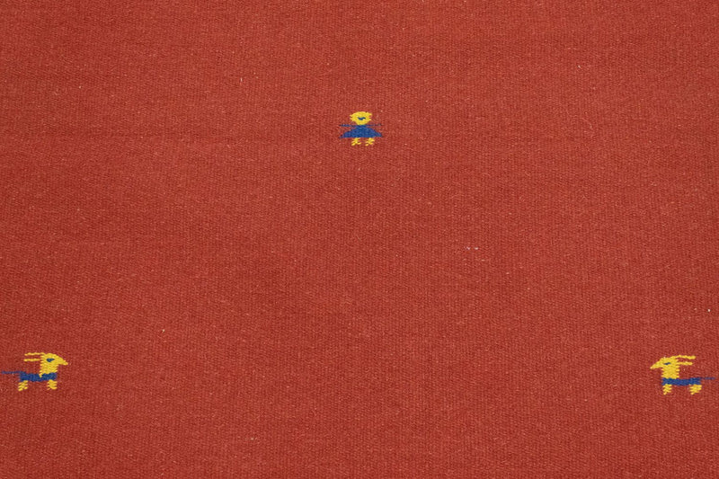 Alfombra Kelim - Tendencia - 180 x 120 cm - rojo