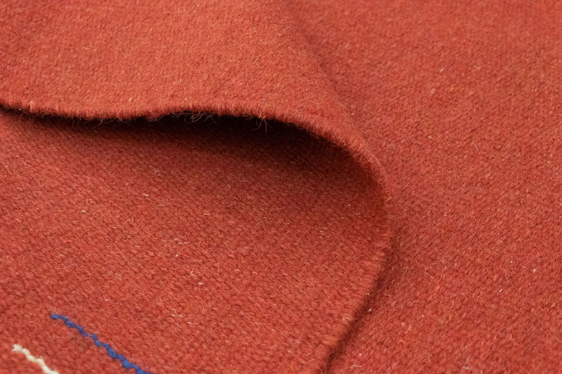 Alfombra Kelim - Tendencia - 180 x 120 cm - rojo