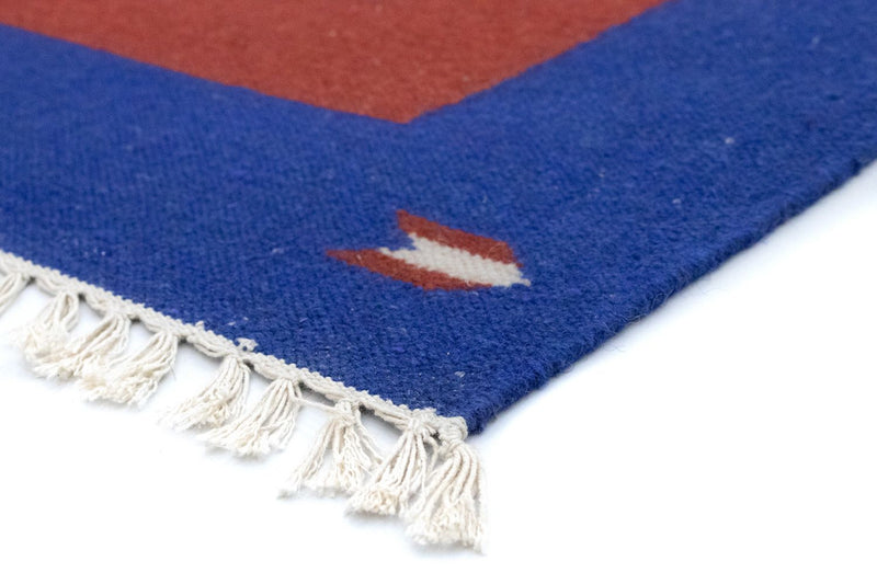 Alfombra Kelim - Tendencia - 180 x 120 cm - rojo