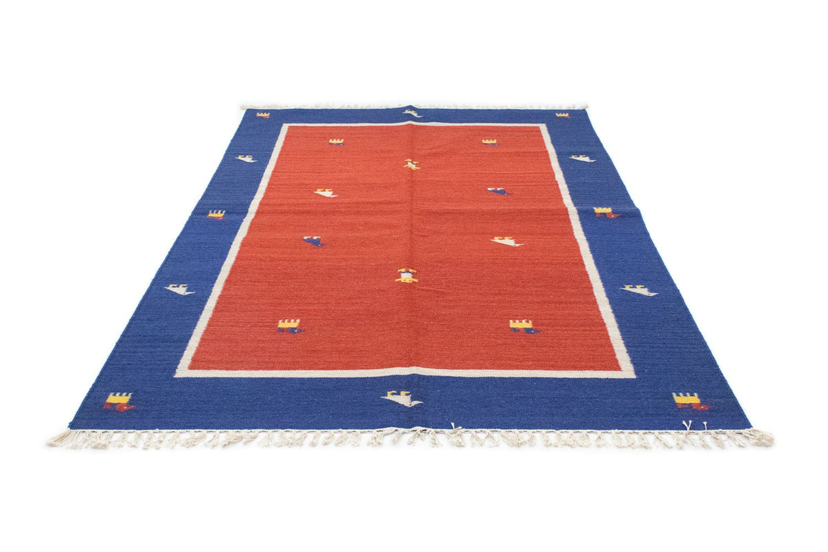 Alfombra Kelim - Tendencia - 200 x 140 cm - rojo