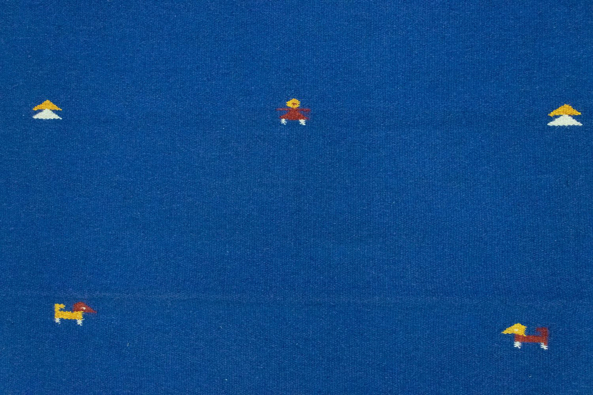 Alfombra Kelim - Tendencia - 180 x 120 cm - azul