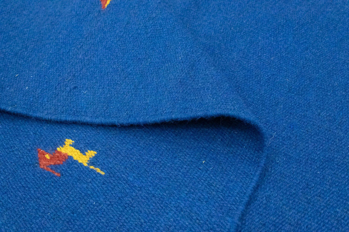 Alfombra Kelim - Tendencia - 180 x 120 cm - azul
