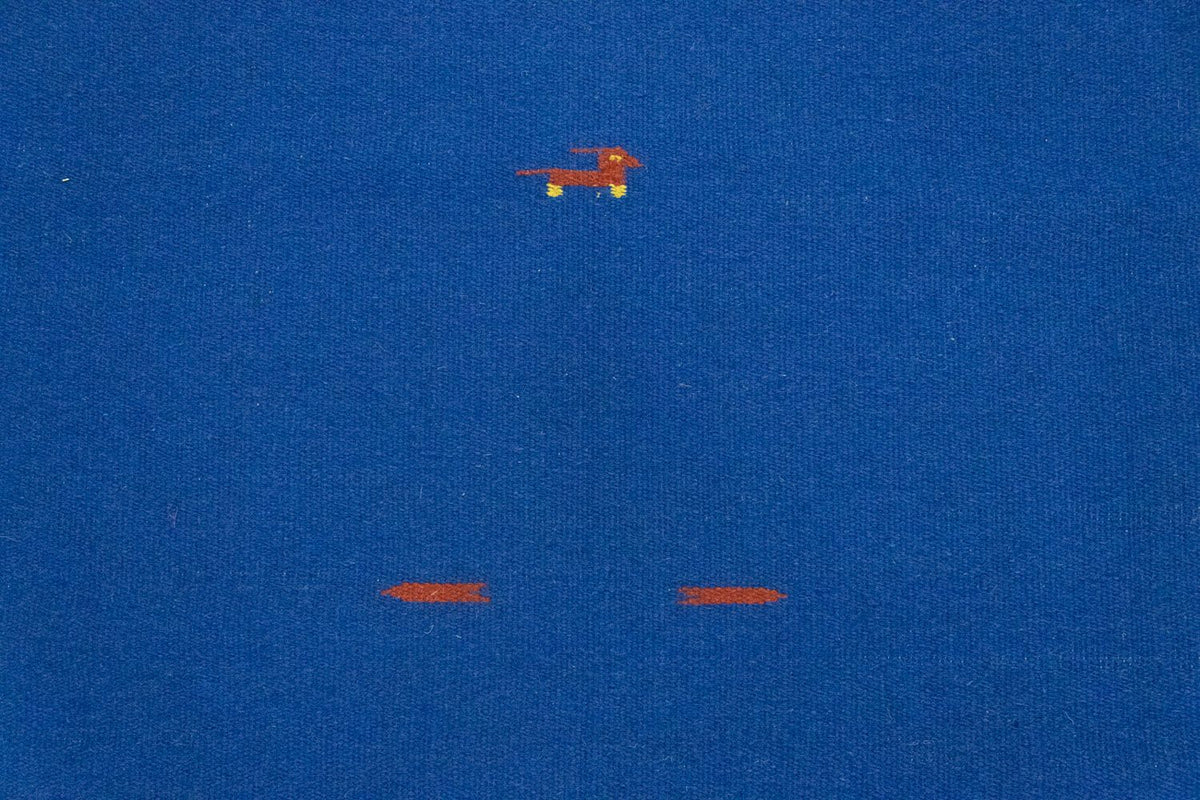 Alfombra Kelim - Tendencia - 180 x 120 cm - azul