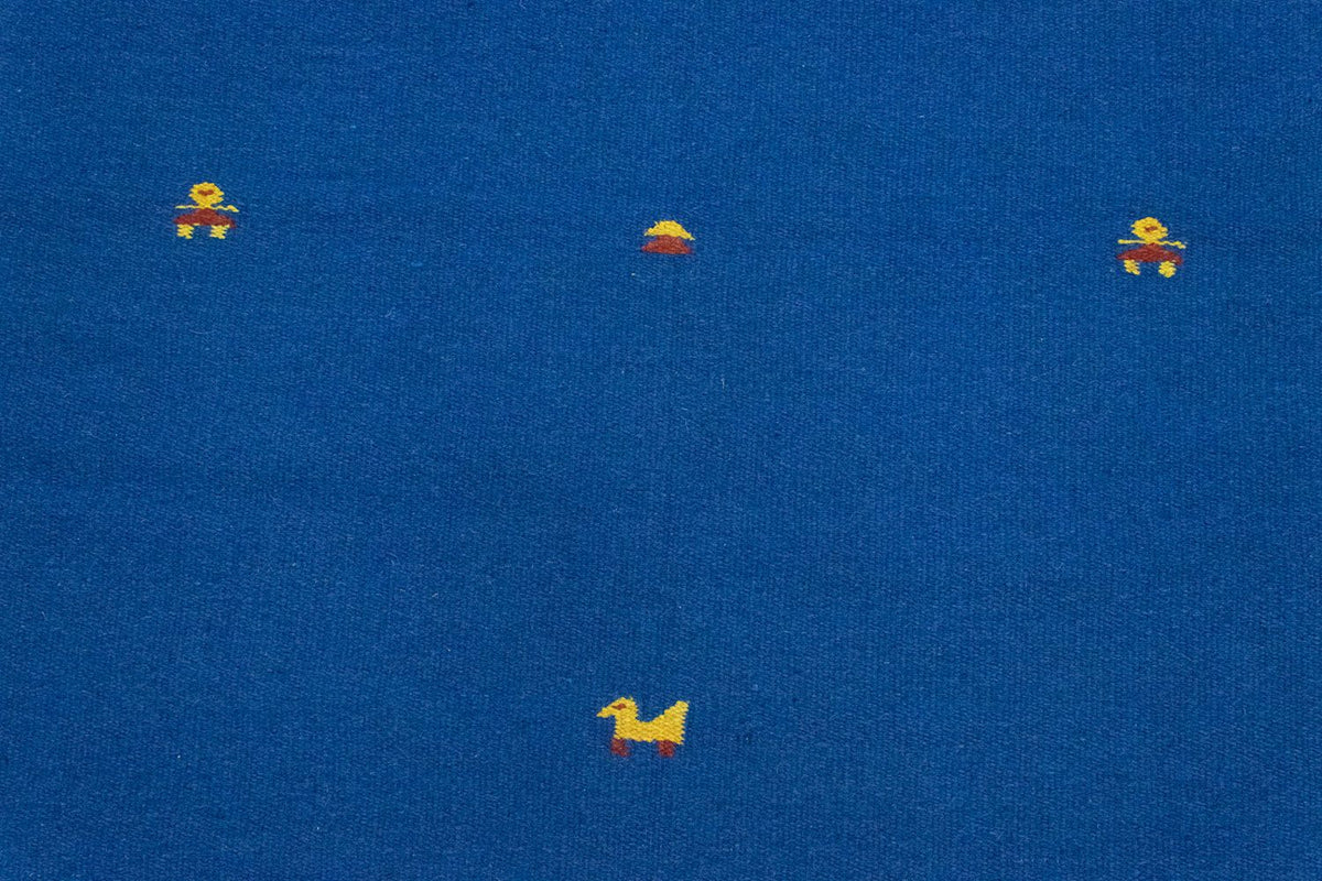 Alfombra Kelim - Tendencia - 180 x 120 cm - azul