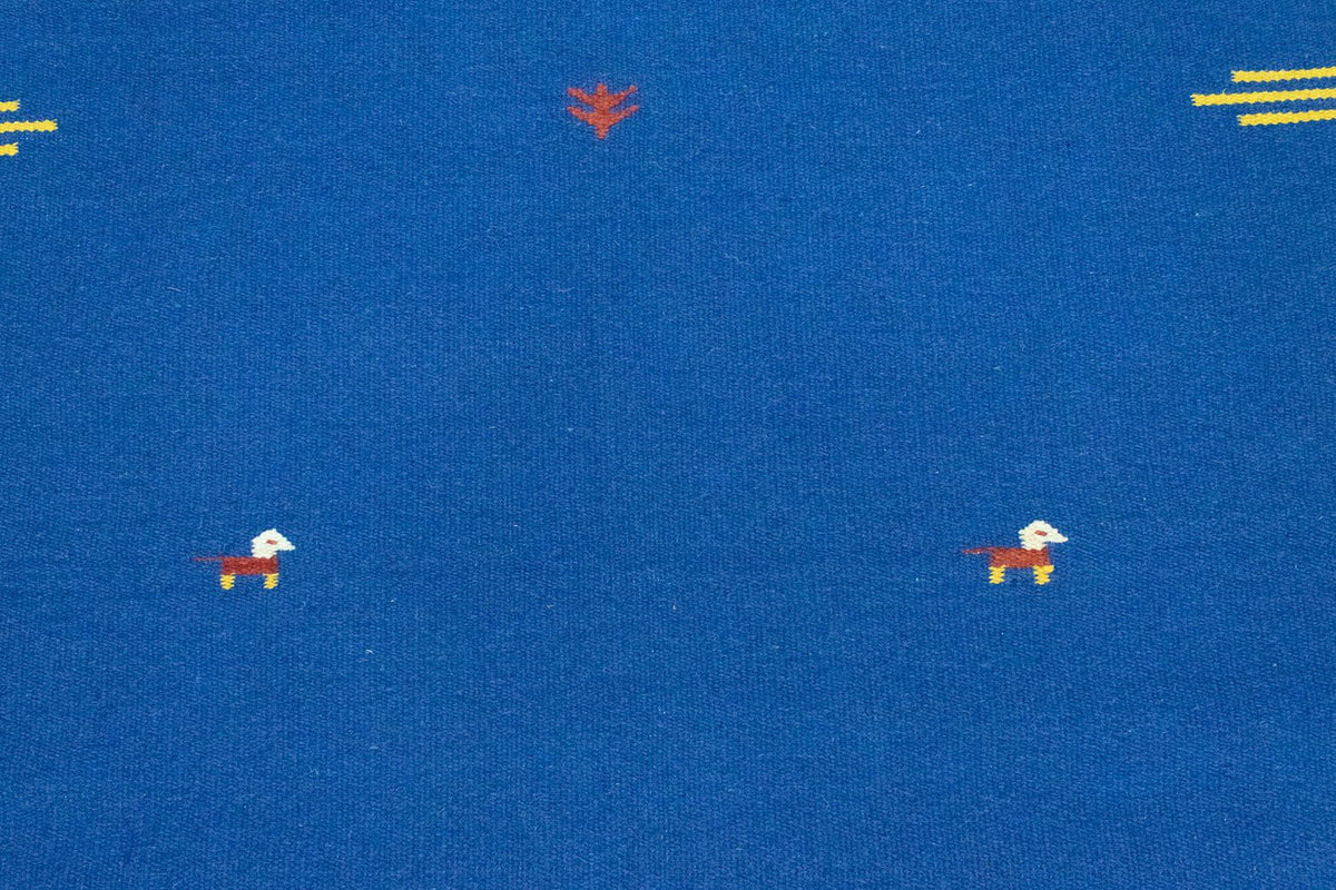 Alfombra Kelim - Tendencia - 180 x 120 cm - azul