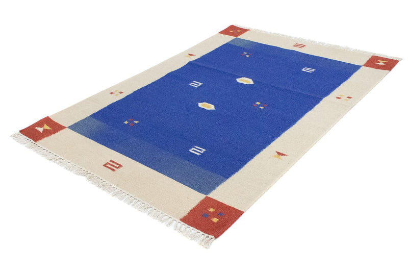Alfombra Kelim - Tendencia - 180 x 120 cm - azul