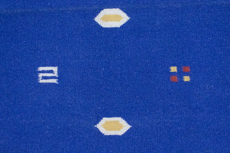Alfombra Kelim - Tendencia - 180 x 120 cm - azul