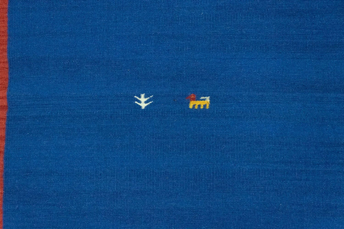 Alfombra Kelim - Tendencia - 180 x 120 cm - azul