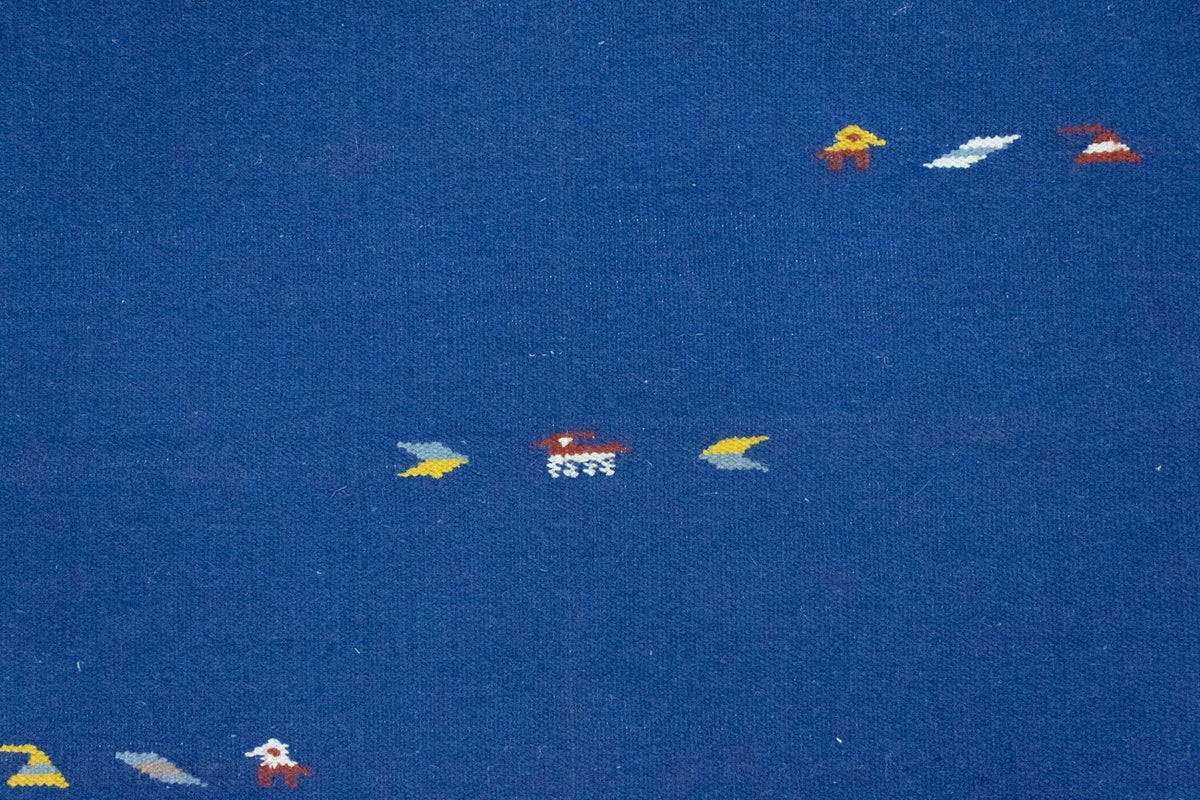 Alfombra Kelim - Tendencia - 180 x 120 cm - azul