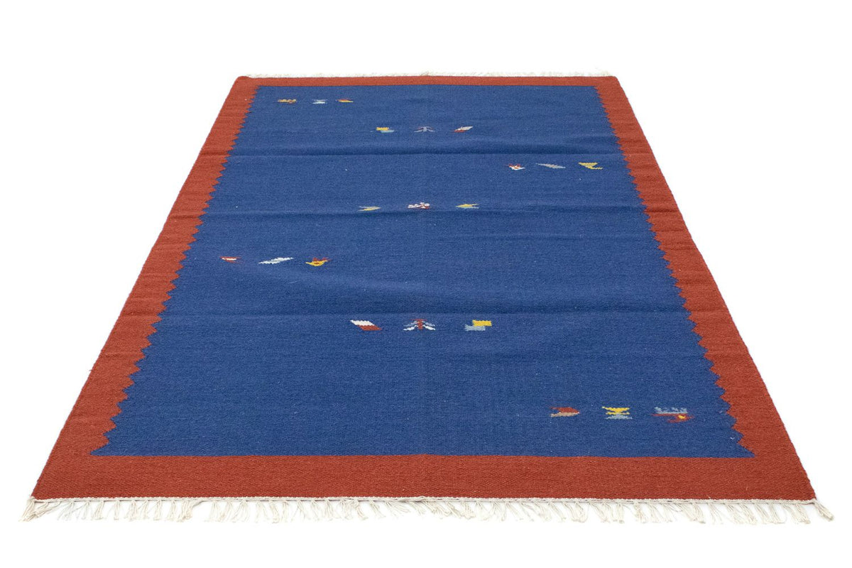 Alfombra Kelim - Tendencia - 180 x 120 cm - azul