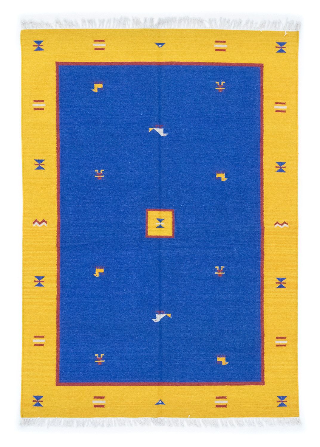 Alfombra Kelim - Tendencia - 200 x 140 cm - azul