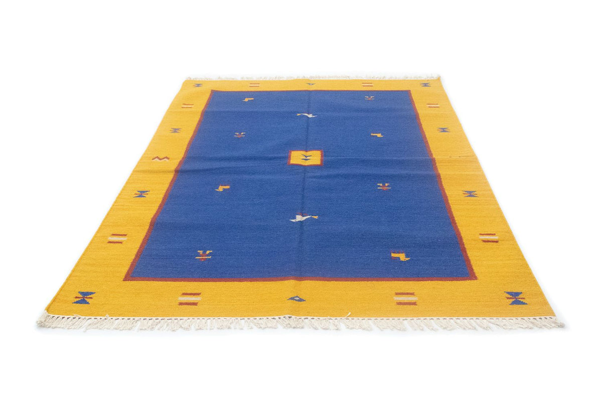 Alfombra Kelim - Tendencia - 200 x 140 cm - azul