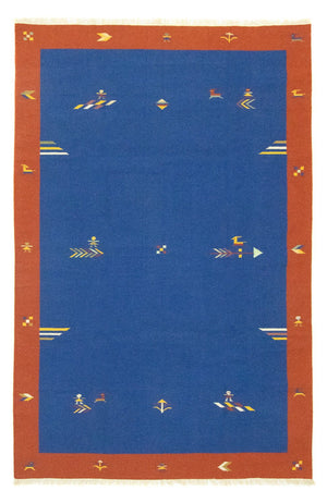 Alfombra Kelim - Tendencia - 300 x 200 cm - azul