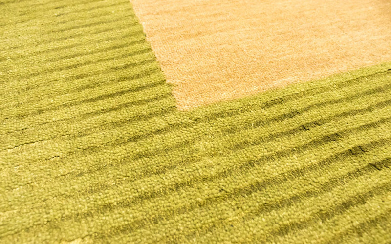 Alfombra de lana - 242 x 156 cm - naranja
