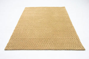 Alfombra de lana - 177 x 125 cm - beige