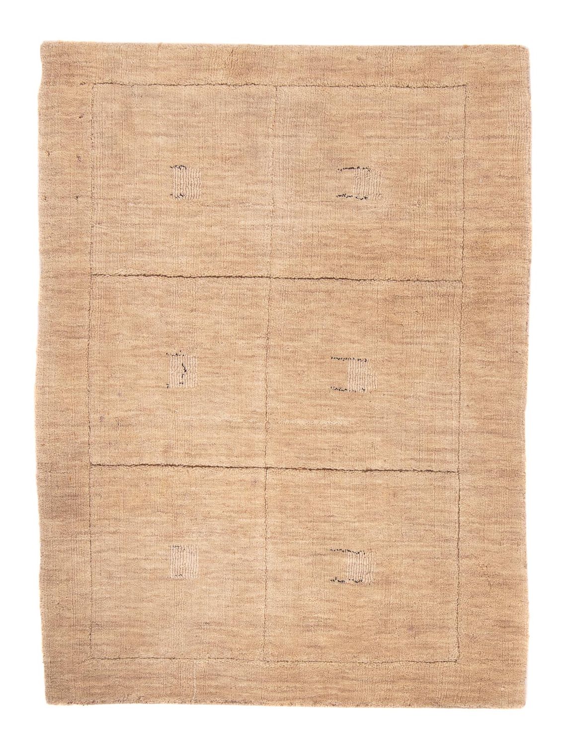 Alfombra Gabbeh - Loribaft Softy - 117 x 85 cm - beige claro
