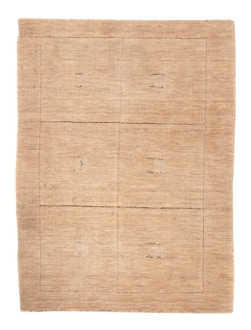 Alfombra Gabbeh - Loribaft Softy - 117 x 85 cm - beige claro