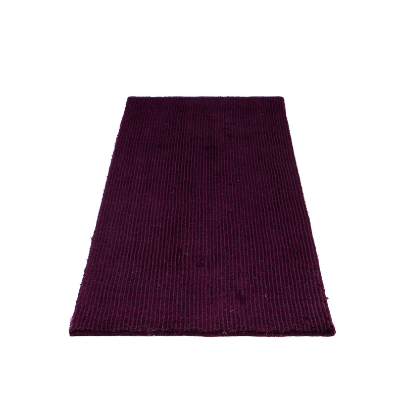Alfombra Gabbeh - Loribaft Softy - 138 x 63 cm - púrpura