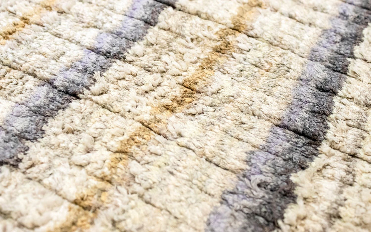 Alfombra de viscosa - 180 x 94 cm - multicolor