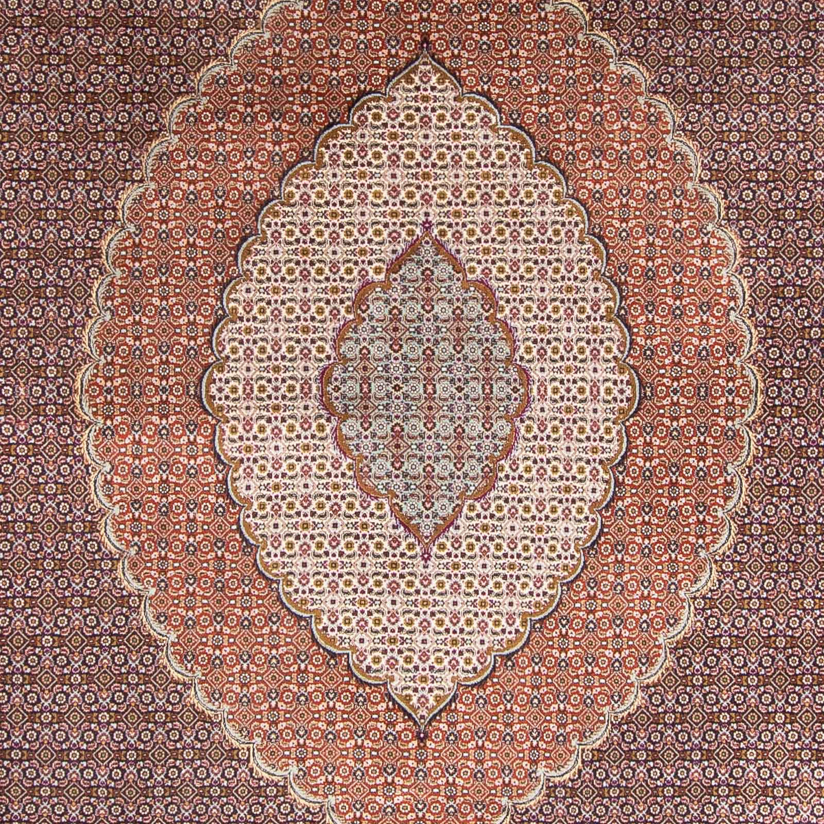 Alfombra Persa - Tabriz - Real - 390 x 304 cm - negro