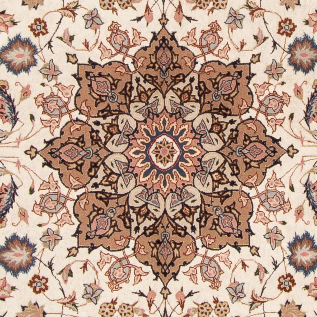 Alfombra Persa - Tabriz - Real - 214 x 149 cm - crema