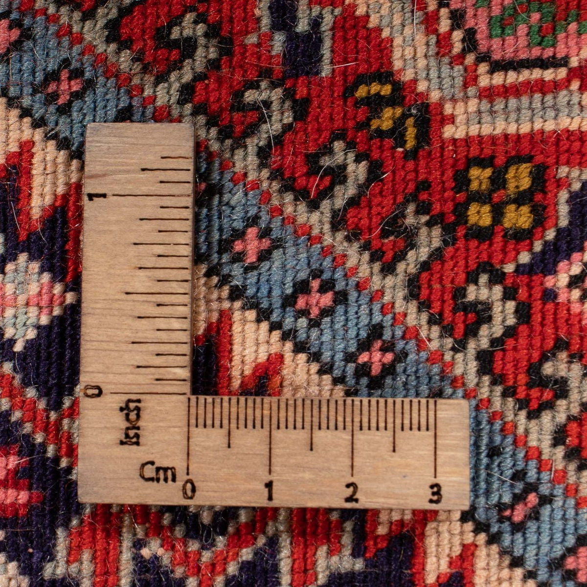 Alfombra persa - Bidjar - 168 x 116 cm - rojo