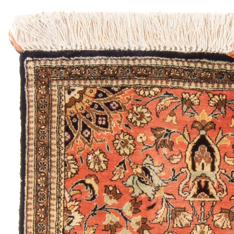 Alfombra de seda - Ghom Seda - Prima - 80 x 60 cm - rojo