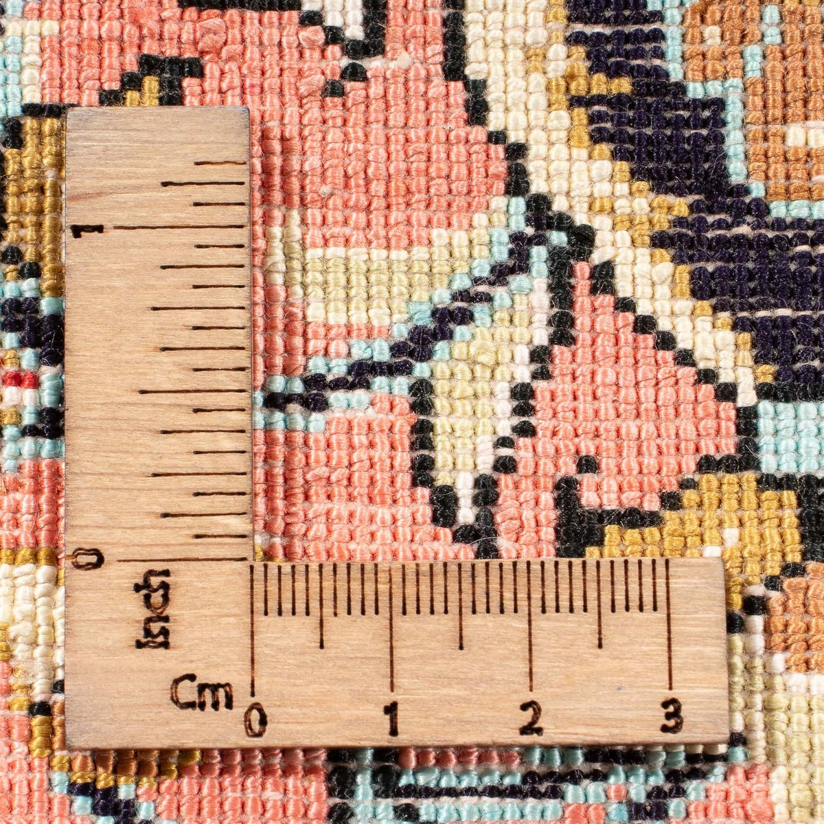 Alfombra de seda - Ghom Seda - Prima - 80 x 60 cm - rojo