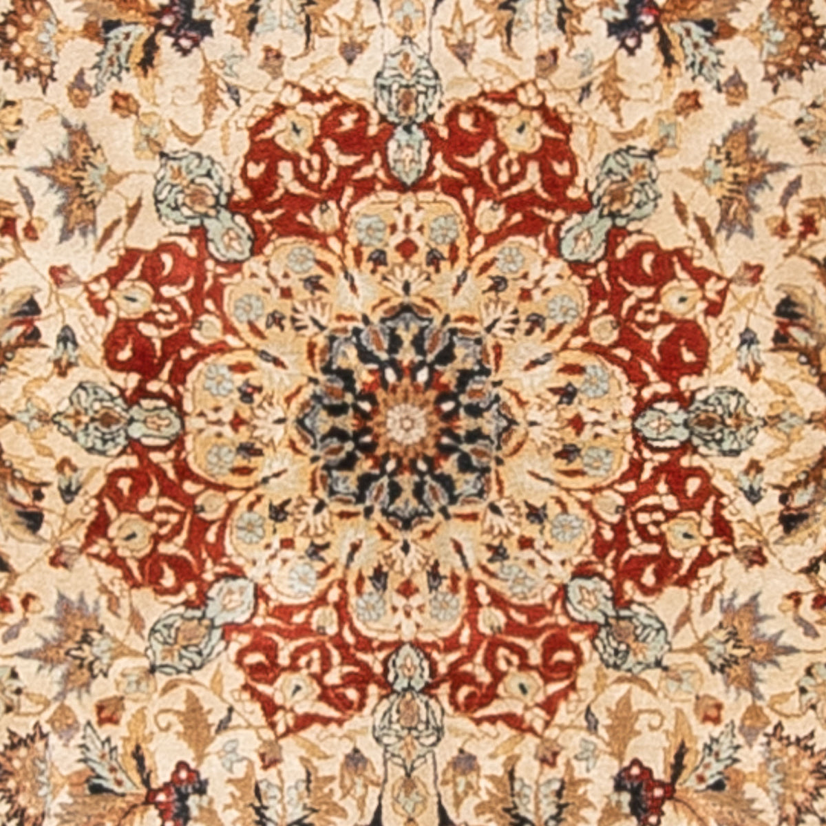 Alfombra de seda - Seda china - 154 x 94 cm - multicolor