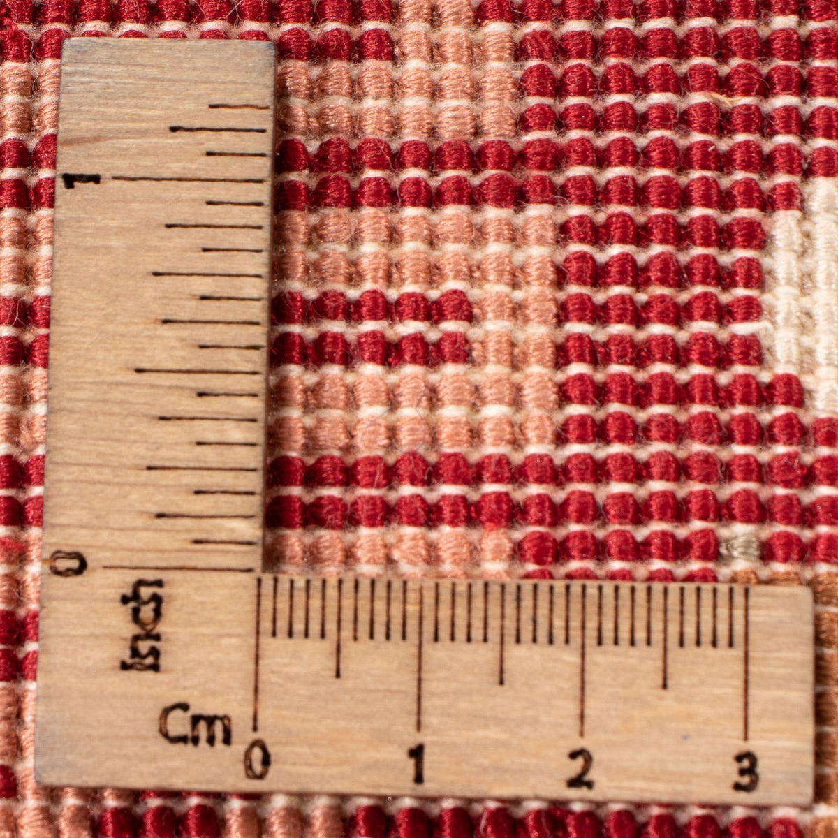 Alfombra china cuadrado - 31 x 31 cm - rojo