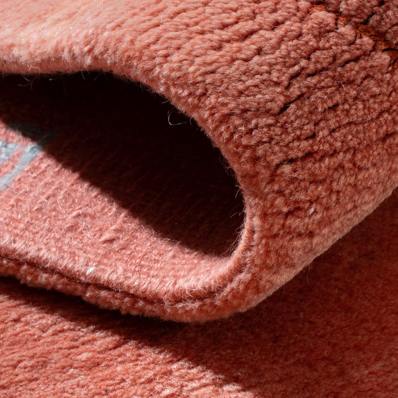 Alfombra de Nepal - 141 x 74 cm - salmón