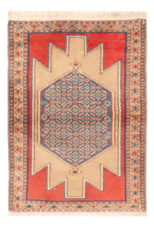 Alfombra oriental - 111 x 75 cm - beige