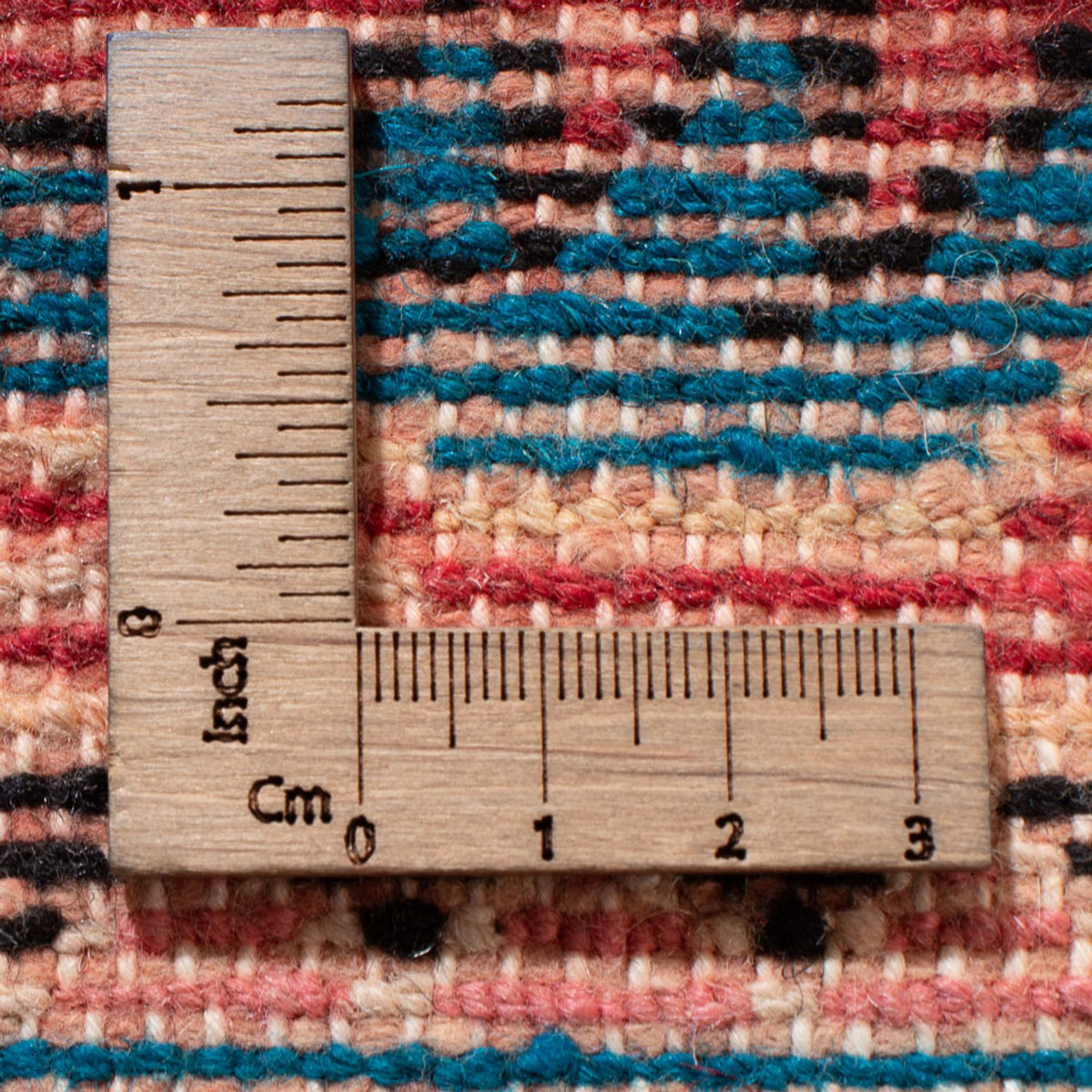 Alfombra persa - Nómada - 129 x 76 cm - rojo claro