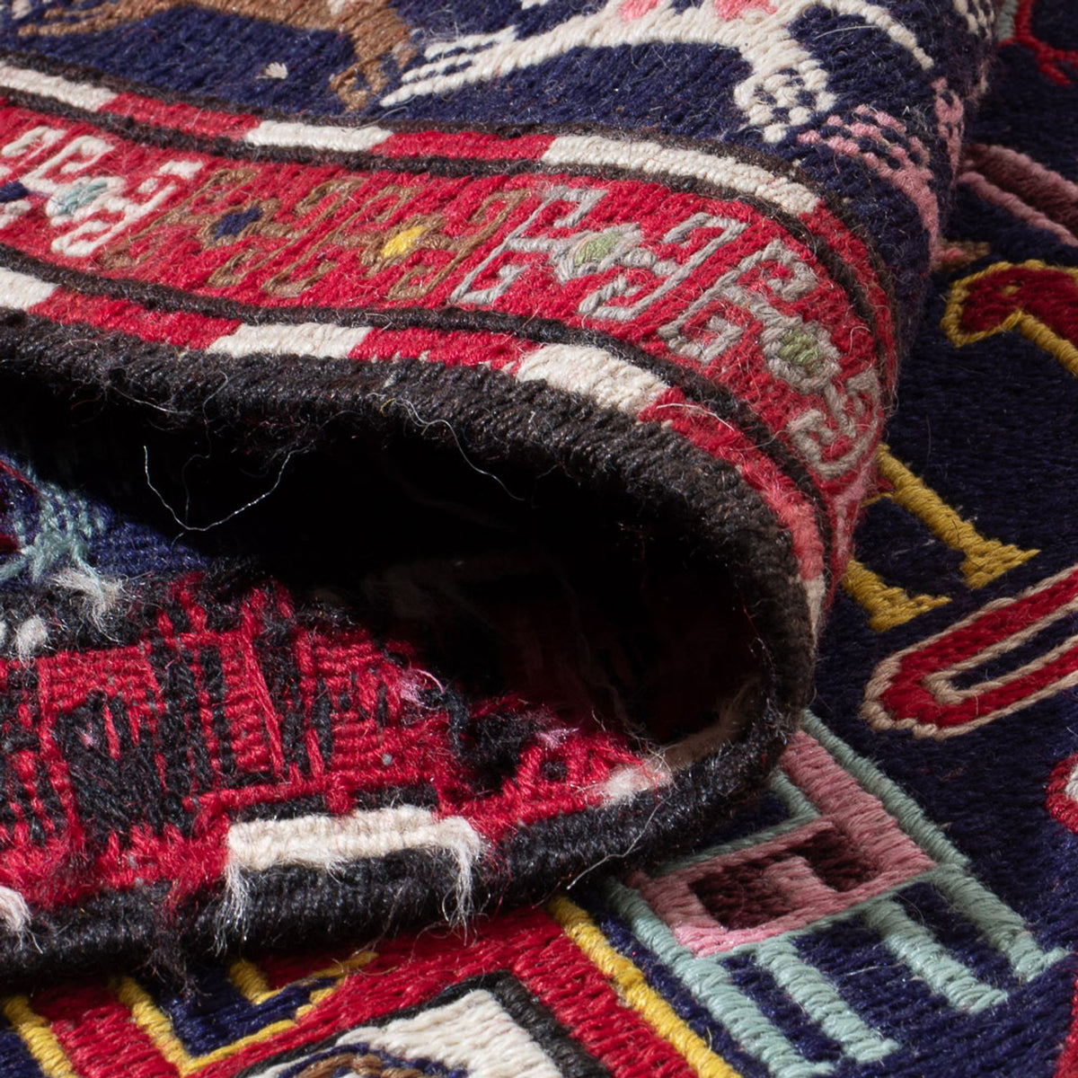 Alfombra de pasillo Alfombra Kelim - Oriental - 135 x 109 cm - multicolor