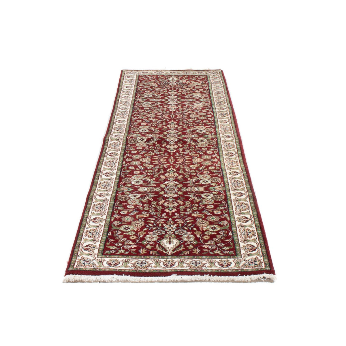 Alfombra de pasillo Alfombra oriental - Bidjar - Indus - 253 x 70 cm - beige oscuro