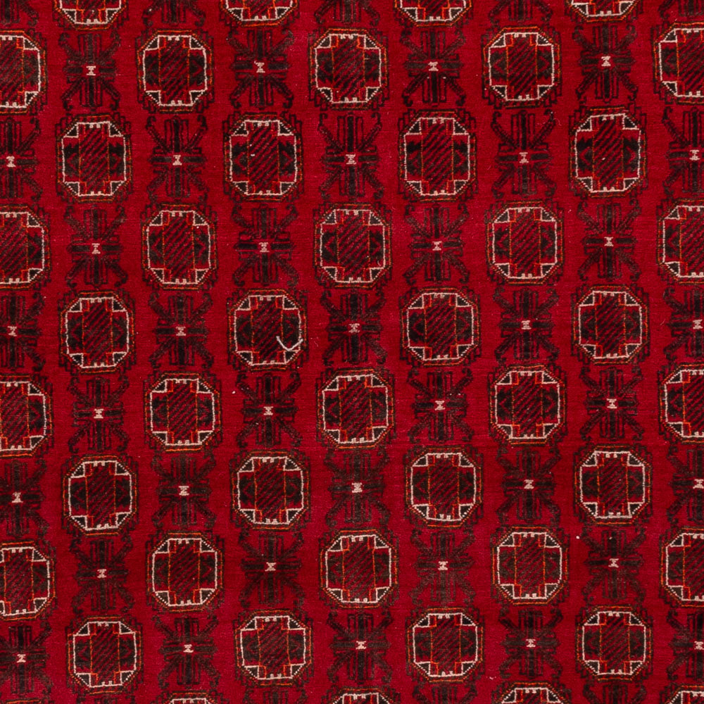 Alfombra afgana - Bukhara - 276 x 200 cm - rojo