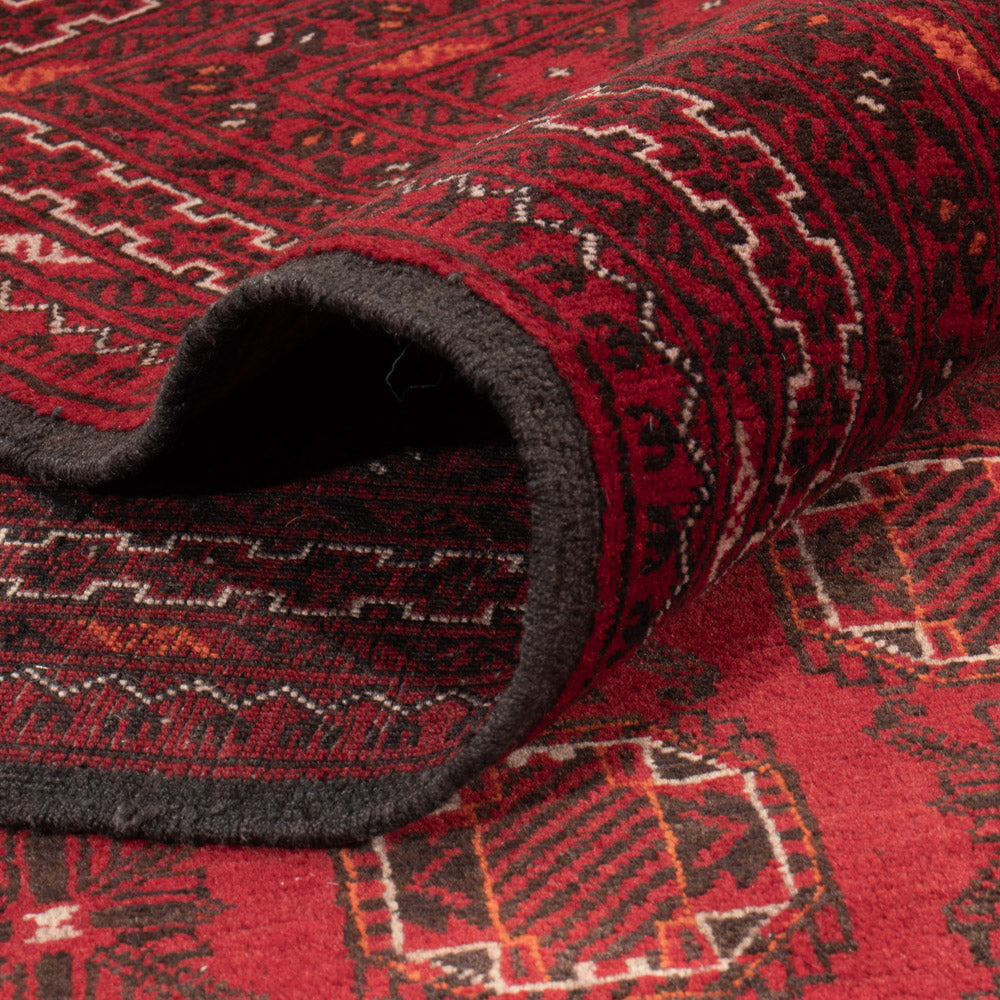 Alfombra afgana - Bukhara - 276 x 200 cm - rojo